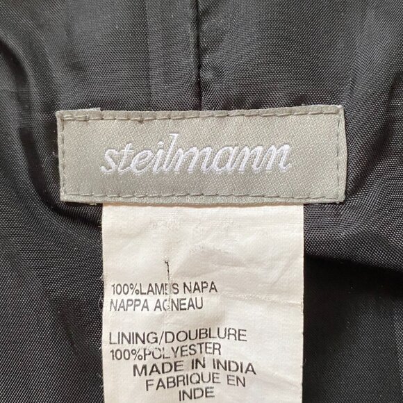 Steilmann Leather Bomber Jacket | Excellent Condition | Women's Outerwear - Picture 12 of 15